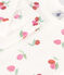 Pijama infantil muy ajustado en algodón estampado MARSHMALLOW/ PEONIA/ MULTICO