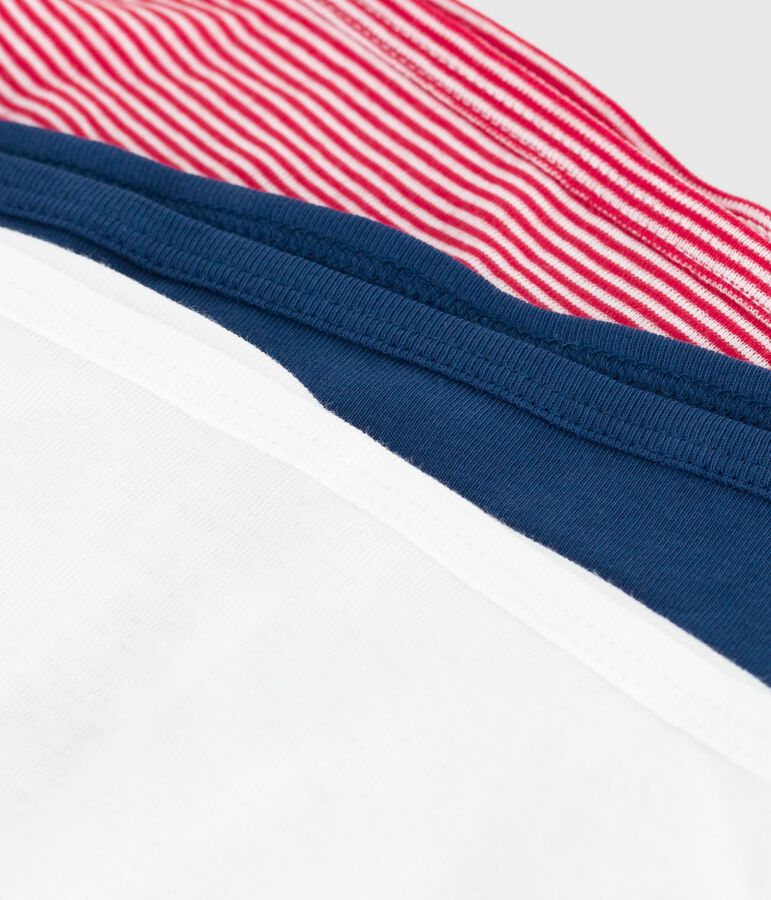 Juego de 3 braguitas de algod&oacute;n para mujer multicolor