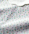 Vestido de muletón de bebé. gris BELUGA/blanco MULTICO