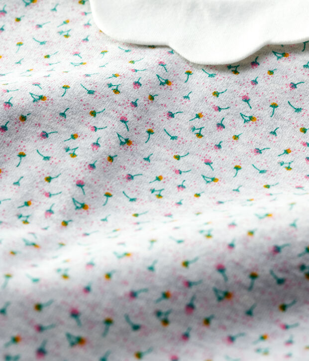 Vestido de mulet&oacute;n de beb&eacute;. gris/multicolor