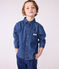 Camisa vaquera infantil lisa azul DENIM MOYEN