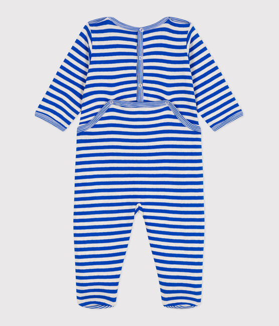 Pijama de túbico a rayas con abertura trasera para bebé PERSE/ AVALANCHE