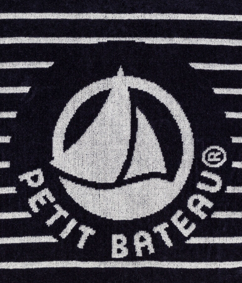 Toalla de playa azul/blanco