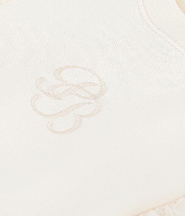Sudadera infantil de algod&oacute;n MILK