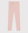 Leggings de punto y elastano para niña rosa SALINE