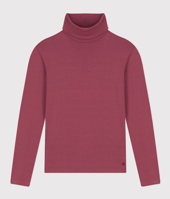 Camiseta L'ICONIQUE de algodón con cuello vuelto para mujer marron JUKE BOX