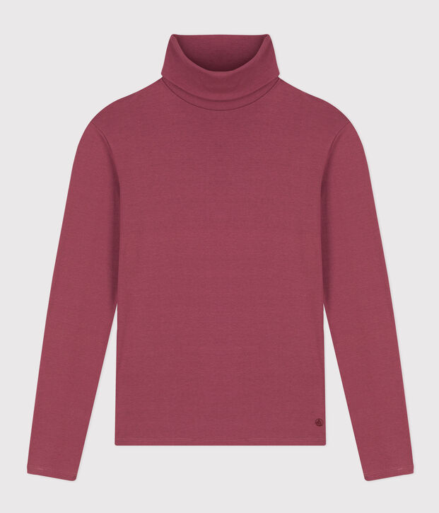 Camiseta L'ICONIQUE de algod&oacute;n con cuello vuelto para mujer marron