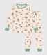 Pijama infantil de algodón con estampado de deportes