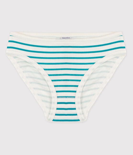 Braguita de algodón de niña blanco MARSHMALLOW+POLISH