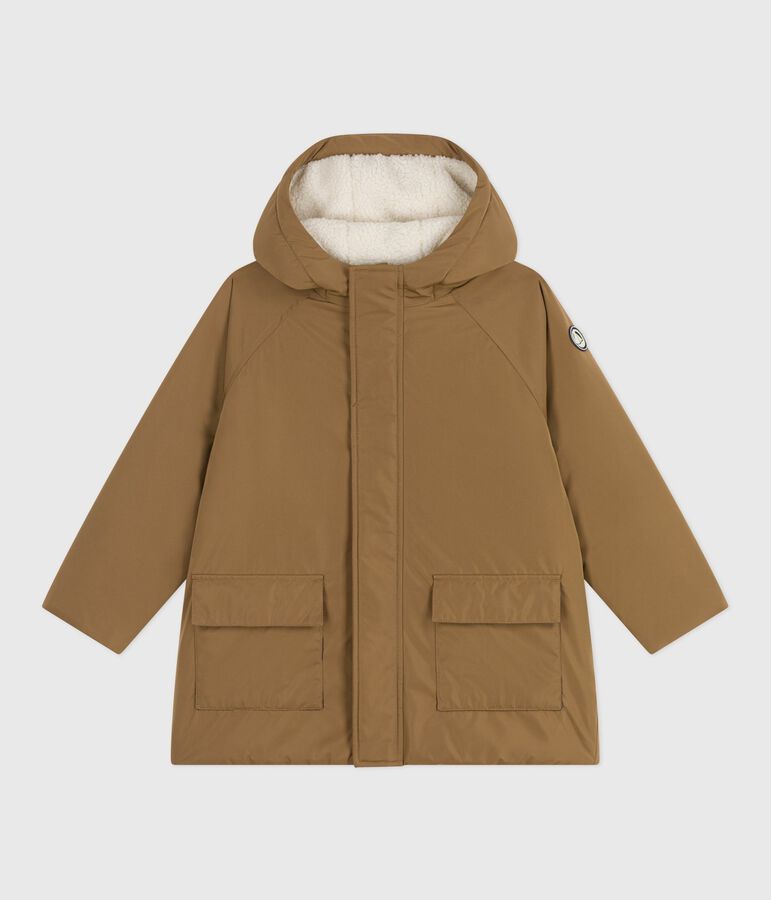 Parka infantil midi lisa marron