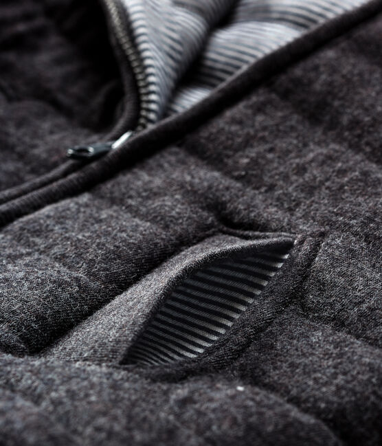 Chaqueta en tela túbica acolchada para bebé niño. gris CITY CHINE