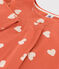 Pijama con corazón de algodón de mujer BRANDY/ AVALANCHE