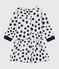 Vestido de manga larga Jean Jullien para bebé niña blanco MARSHMALLOW/ DOTTIES