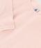 Camiseta de algodón L'ICONIQUE con cuello redondo para mujer rosa SALINE