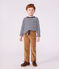 Pantal&oacute;n infantil recto de terciopelo LATTE