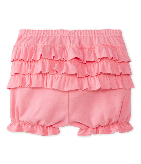Braguita bombacho para bebé niña rosa PETAL