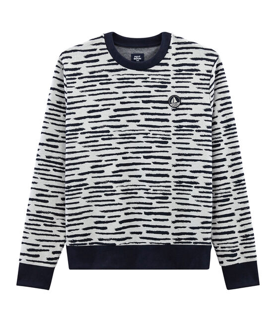 Sudadera colaboración de Jean Jullien blanco MARSHMALLOW/ DASH CN