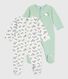 Juego de pijamas de algodón estampado para bebé