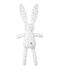 Doudou lapin bébé mixte imprimé blanco LAIT/blanco MULTICO