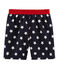 Shorts de playa infantiles para niño azul SMOKING/blanco MARSHMALLOW