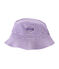Sombrero bob reversible de canal&eacute; mujer blanco/violeta/amarillo