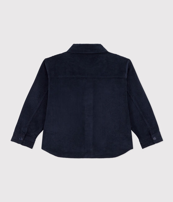 Sobrecamisa de pana de niño azul SMOKING