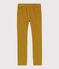 Pantalón de terciopelo para niña amarillo TOPAZE