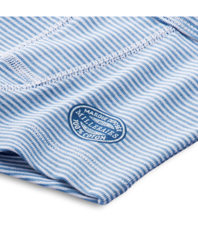 Boxer mil rayas para ni&ntilde;o azul/blanco