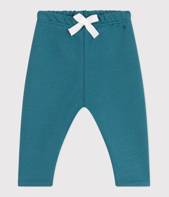 Pantalón de jogging liso de algodón para bebé verde DRAGONFLY