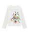 Camiseta de niña blanco MARSHMALLOW