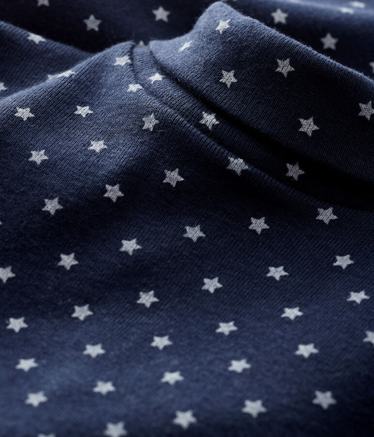 Bodi de manga larga para beb&eacute; ni&ntilde;o azul/blanco