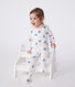 Pijama de algodón con corazones para bebé