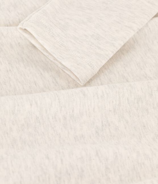 Prenda de cuello de cisne de algodón de niña/niño beige MONTELIMAR CHINE