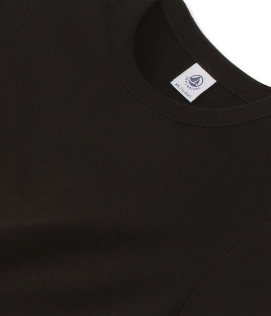 Camiseta de mujer icónica de manga corta negro NOIR