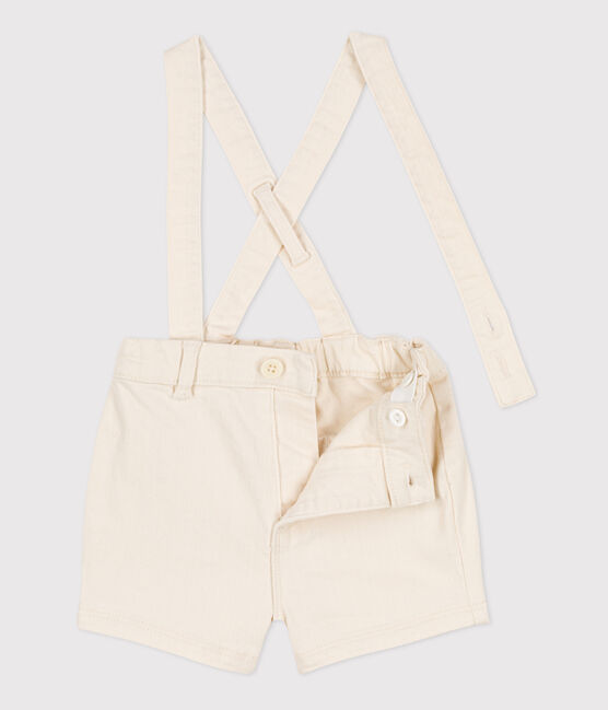 Shorts vaqueros con tirantes para bebé crudo AVALANCHE