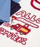 Pijama infantil de algod&oacute;n con estampado de bombero azul/multicolor