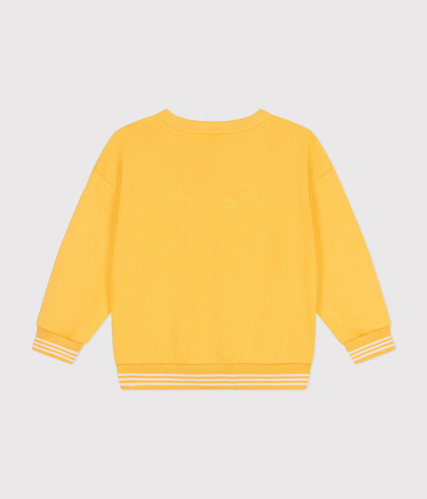 Sudadera de felpa para ni&ntilde;o/ni&ntilde;a amarillo