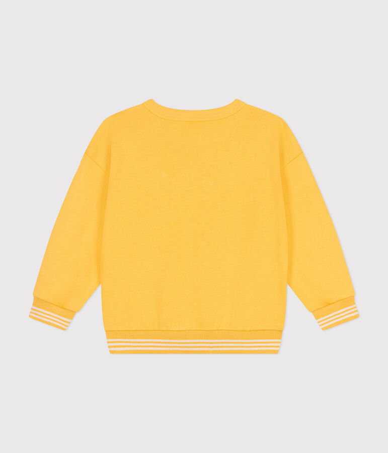 Sudadera de felpa para ni&ntilde;o/ni&ntilde;a amarillo