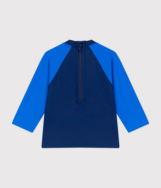 Camiseta de ba&ntilde;o anti UV para beb&eacute; azul/azul