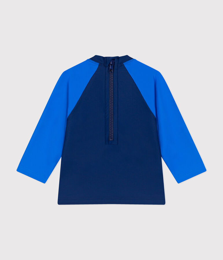 Camiseta de ba&ntilde;o anti UV para beb&eacute; azul/azul