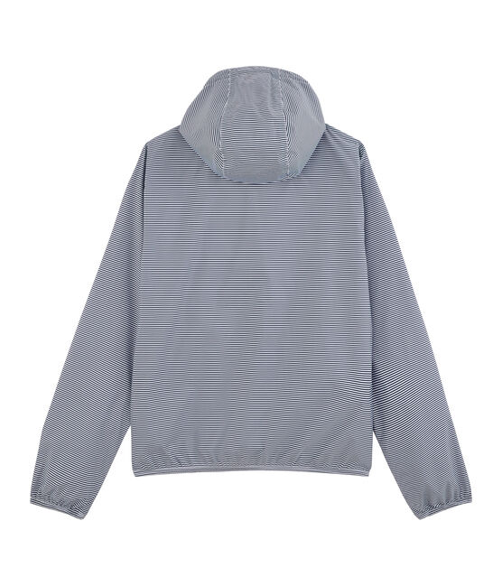 Cortavientos corto unisex azul SMOKING/blanco MARSHMALLOW