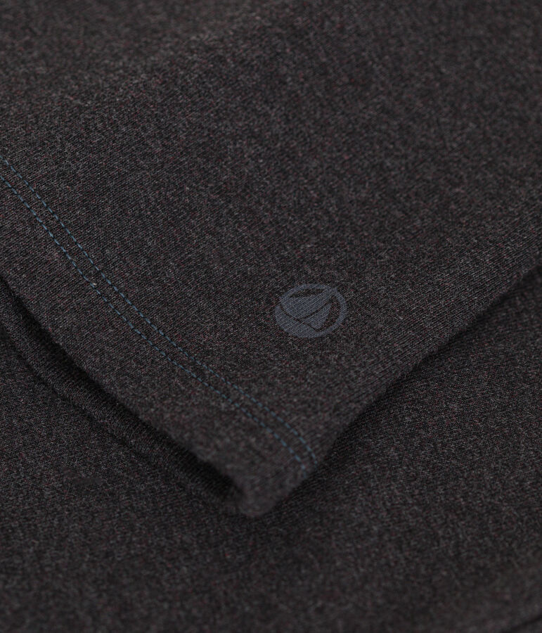 Camiseta L'ICONIQUE de algod&oacute;n de punto cocotte para mujer gris