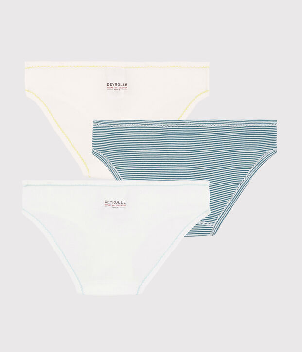 Lote de 3 braguitas de ni&ntilde;a Petit Bateau x Deyrolle multicolor