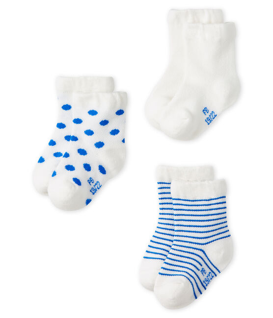 Lote de 3 pares de calcetines ligeros para bebé niña variante 2
