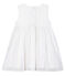 Vestido de ceremonia para bebé niña blanco MARSHMALLOW/marron CUIVRE