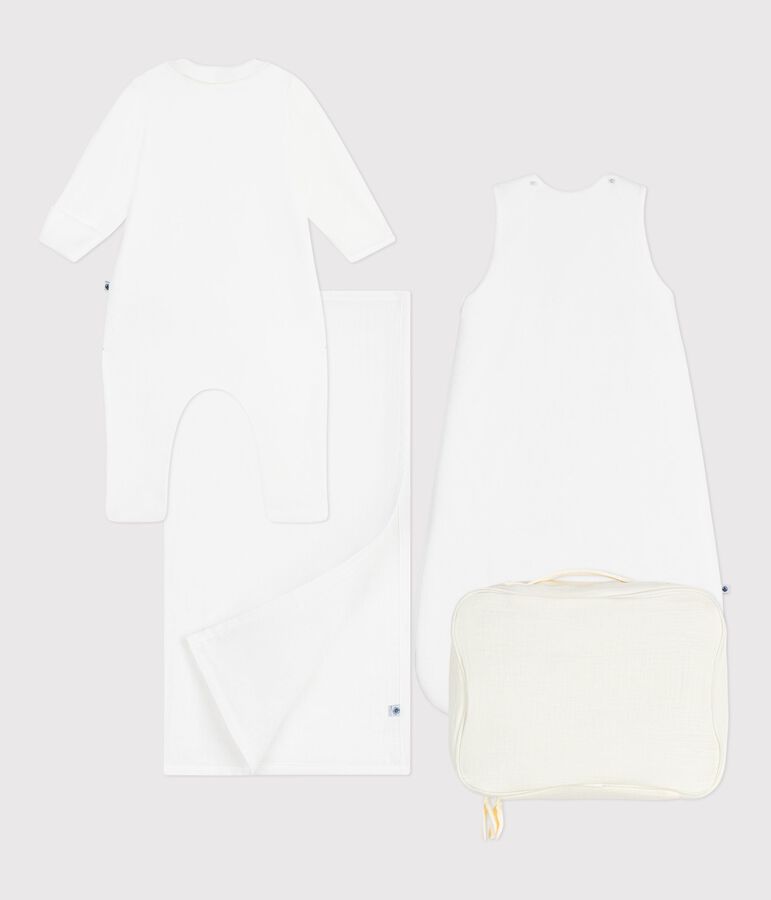 Caja de algod&oacute;n para reci&eacute;n nacido multicolor