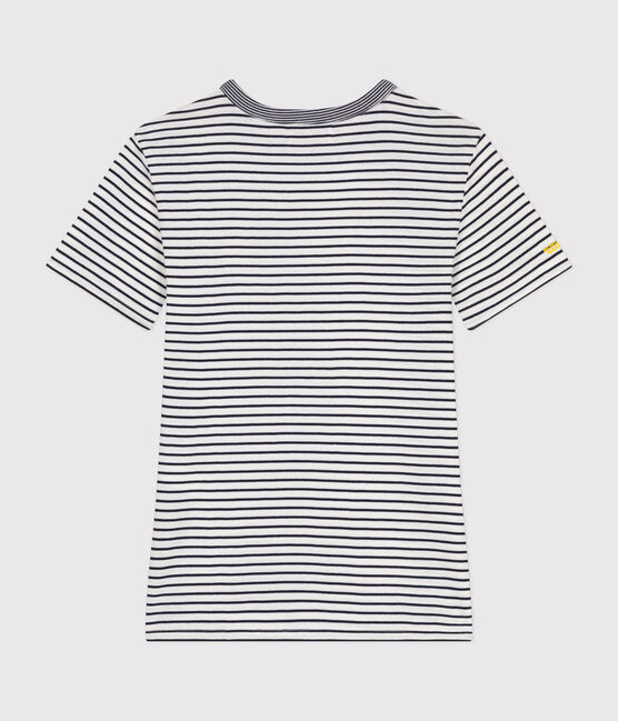 Camiseta L'Iconique Monsieur Madame de algodón de mujer blanco MARSHMALLOW/azul SMOKING