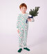 Pijama infantil de terciopelo con estampado