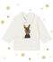 Polo liso para bebé niño blanco MARSHMALLOW