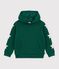 Sudadera infantil lisa de algod&oacute;n con capucha TREE
